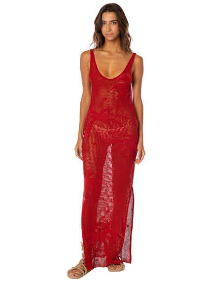  dress from Maaji – Flame Coral Nougath Long Dress – Category: Apparel , Accessories Clothing