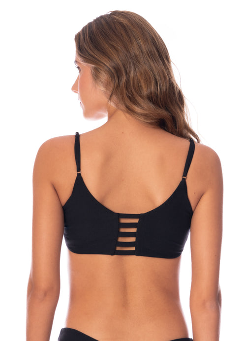 Alternative image -  Maaji Jade Black Praia Classic Bralette Bikini Top