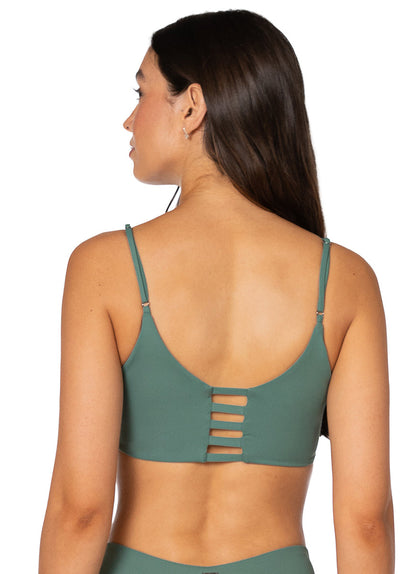 Thumbnail - Foto de Eucalyptus Green Praia Classic Bralette Bikini Top by Maaji - Tops - Vestidos de Baño - 5