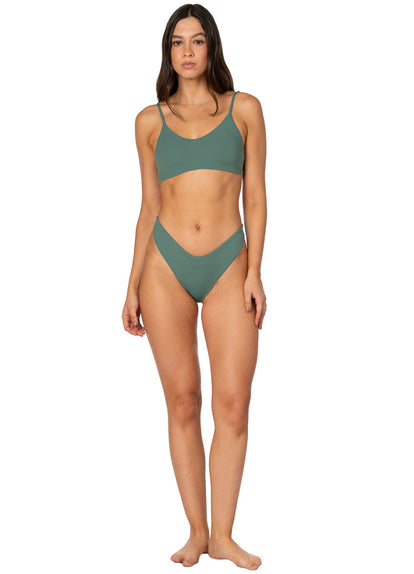 Thumbnail - Foto de Eucalyptus Green Praia Classic Bralette Bikini Top by Maaji - Tops - Vestidos de Baño - 8