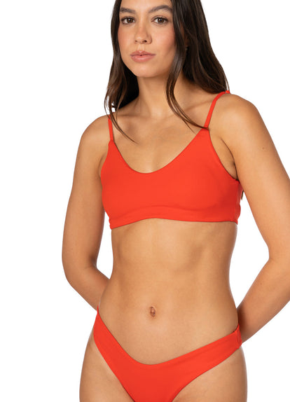 Foto de Red Camelia Praia Classic Bralette Bikini Top by Maaji - Tops - Vestidos de Baño