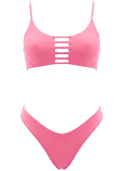  Foto de Radiant Pink Praia Classic Bralette Bikini Top by Maaji - Tops - Vestidos de Baño