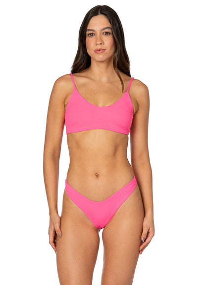  Foto de Radiant Pink Praia Classic Bralette Bikini Top by Maaji - Tops - Vestidos de Baño