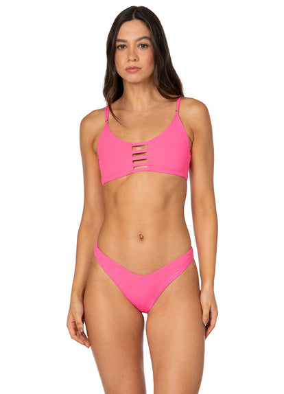  Foto de Radiant Pink Praia Classic Bralette Bikini Top by Maaji - Tops - Vestidos de Baño