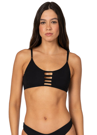 Thumbnail - Foto de Jade Black Praia Classic Bralette Bikini Top by Maaji - Tops - Vestidos de Baño - 6