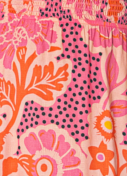  Maaji Blush Floral Scarlett Short Dress 