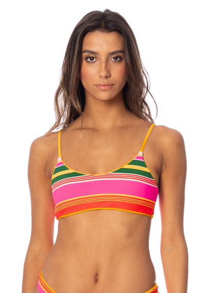 Thumbnail - Maaji Sunset Gold Lanai Reversible Bikini Top - 7