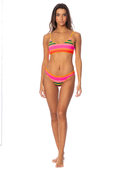 Thumbnail - Maaji Sunset Gold Lanai Reversible Bikini Top - 5