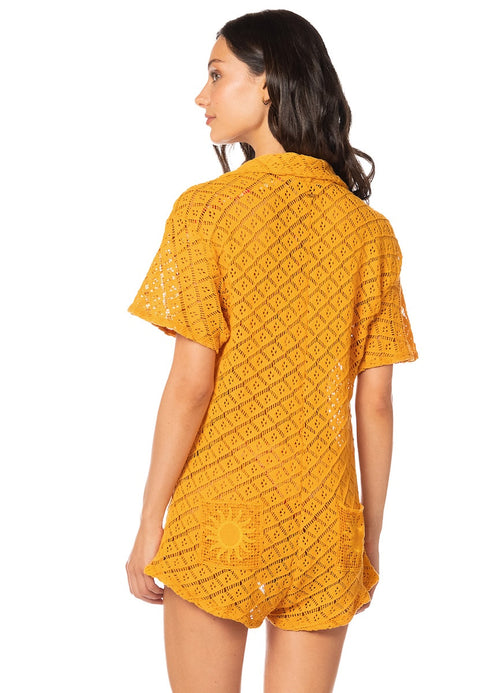Hover image -  Foto de Blushing Lace Lars Romper by Maaji - Ropa de Playa