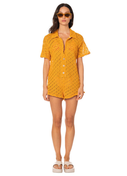  Foto de Blushing Lace Lars Romper by Maaji - Ropa de Playa