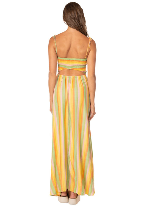 Hover image -  Foto de Rhythmic Lines Felicia Long Dress by Maaji - Vestidos - Ropa de Playa