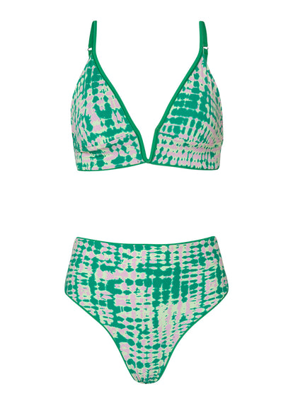 Thumbnail - Maaji Enchanting Emerald Suzy Q High Rise Classic Bikini Bottom - 12