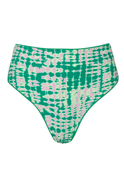 Thumbnail - Maaji Enchanting Emerald Suzy Q High Rise Classic Bikini Bottom - 10