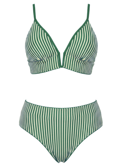 Thumbnail - Foto de Eucalyptus Green Parade Long Line Triangle Bikini Top by Maaji - Tops - Vestidos de Baño - 9