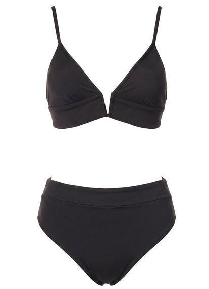 Thumbnail - Foto de Jade Black Parade Long Line Triangle Bikini Top by Maaji - Tops - Vestidos de Baño - 8