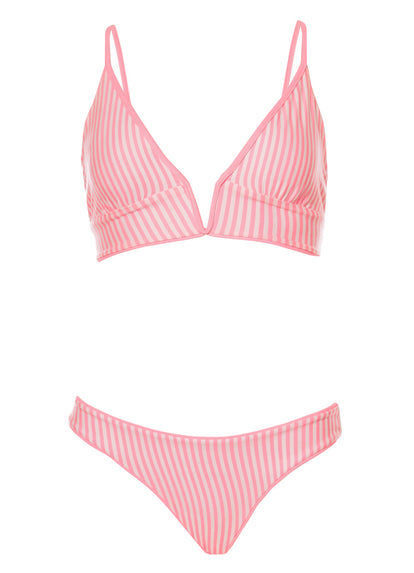 Thumbnail - Foto de Pink Parade Long Line Triangle Bikini Top by Maaji - Tops - Vestidos de Baño - 7