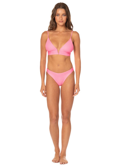  Foto de Pink Parade Long Line Triangle Bikini Top by Maaji - Tops - Vestidos de Baño