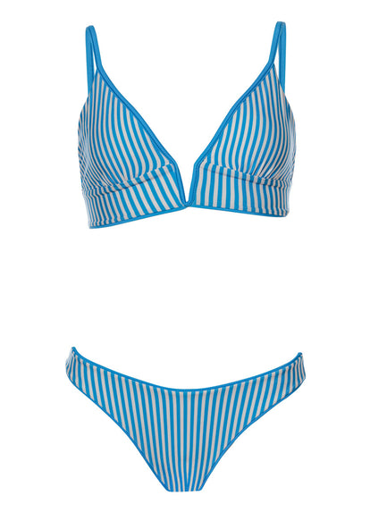  Foto de Blue Parade Long Line Triangle Bikini Top by Maaji - Tops - Vestidos de Baño