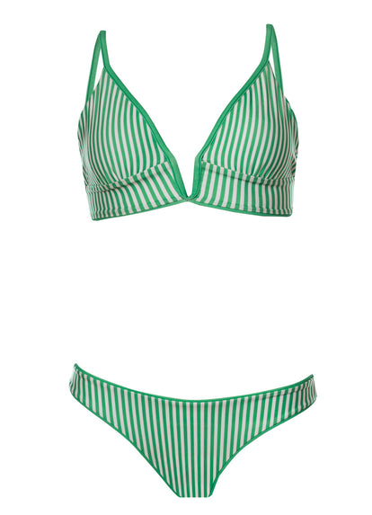  Foto de Green Parade Long Line Triangle Bikini Top by Maaji - Tops - Vestidos de Baño