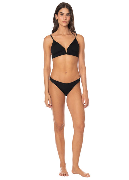 Thumbnail - Foto de Jade Black Parade Long Line Triangle Bikini Top by Maaji - Tops - Vestidos de Baño - 4