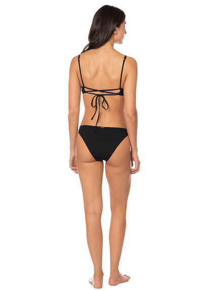  Foto de Jade Black Parade Long Line Triangle Bikini Top by Maaji - Tops - Vestidos de Baño