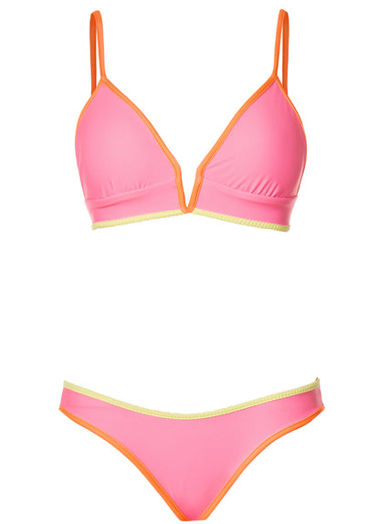  Foto de Sugar Sun Parade Long Line Triangle Bikini Top by Maaji - Tops - Vestidos de Baño