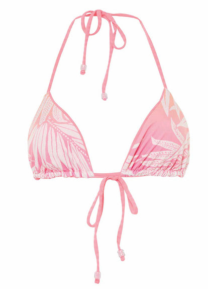 Thumbnail - Maaji Sea Pink Balmy Sliding Triangle Bikini Top - 9