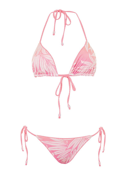Thumbnail - Maaji Sea Pink Balmy Sliding Triangle Bikini Top - 2