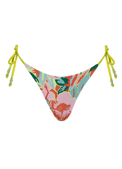 Thumbnail - Maaji Lime Green Sunning Low Rise Tie Side Bikini Bottom - 10