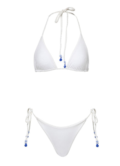  Maaji Zebra Frost Sunning Low Rise Tie Side Bikini Bottom