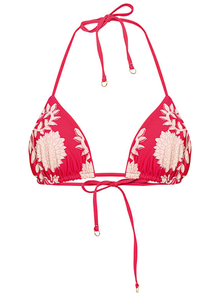  Maaji Cherry Crush Balmy  Sliding Triangle Bikini Top