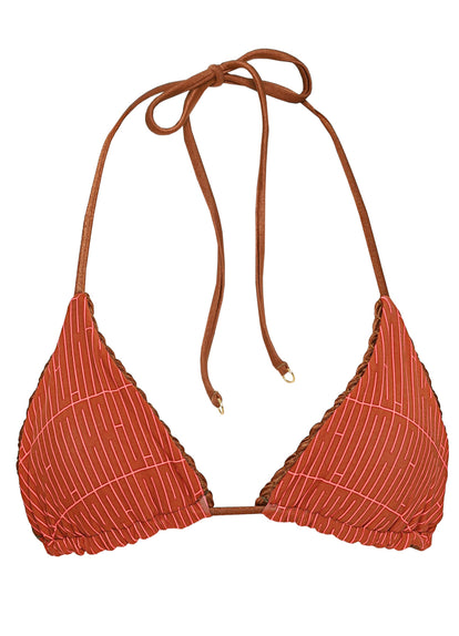  Maaji Golden Sand Balmy Sliding Triangle Bikini Top