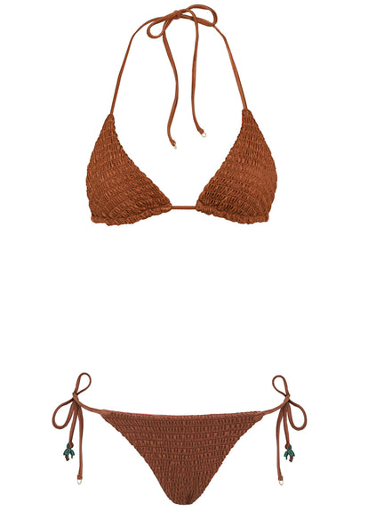  Maaji Golden Sand Balmy Sliding Triangle Bikini Top
