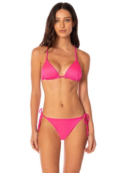  Maaji Hot Fuchsia Balmy Sliding Triangle Bikini Top