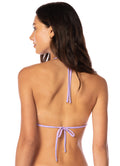 Maaji Purple Lavender Balmy Sliding Triangle Bikini Top