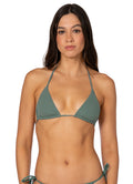 Maaji Eucalyptus Green Balmy Sliding Triangle Bikini Top