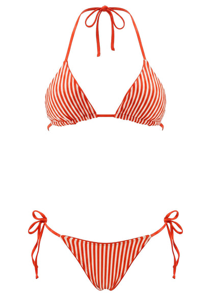 Thumbnail - Foto de Red Camelia Balmy Sliding Triangle Bikini Top by Maaji - Tops - Vestidos de Baño - 9