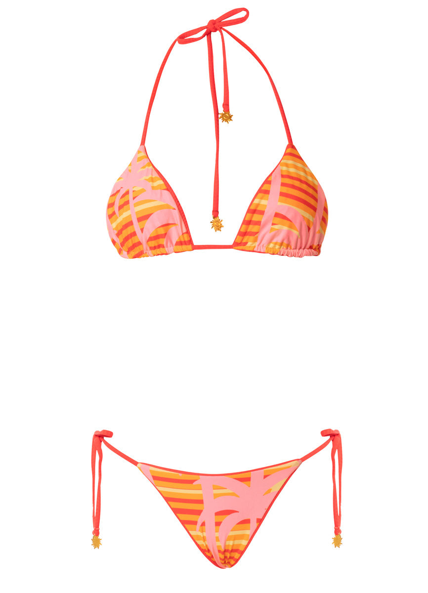 Foto de Sunset Punch Balmy Sliding Triangle Bikini Top by Maaji - Tops - Vestidos de Baño