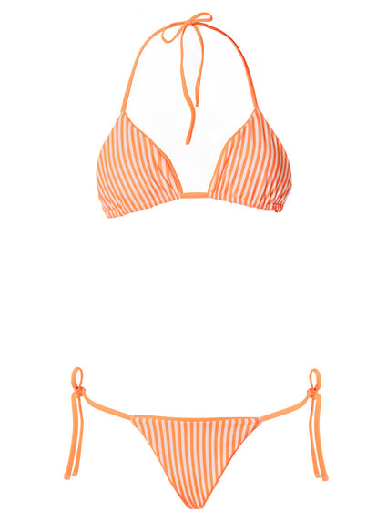 Thumbnail - Foto de Orange Balmy Sliding Triangle Bikini Top by Maaji - Tops - Vestidos de Baño - 7