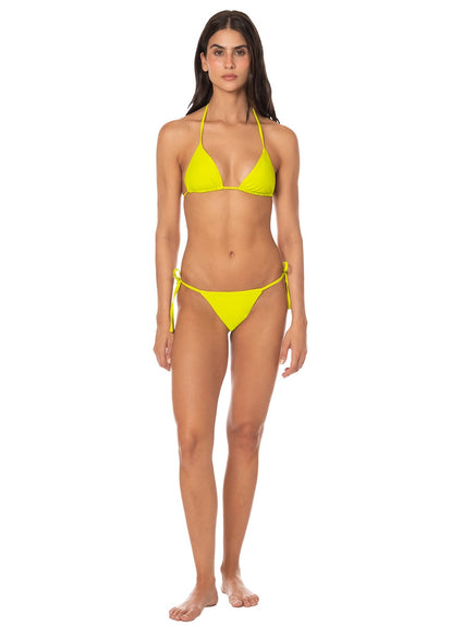 Thumbnail - Foto de Yellow Balmy Sliding Triangle Bikini Top by Maaji - Tops - Vestidos de Baño - 5