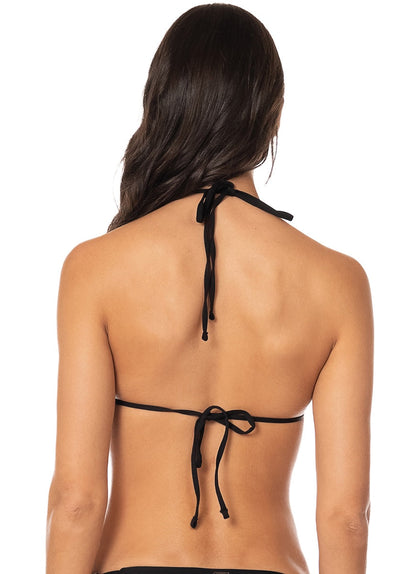 Foto de Jade Black Balmy Sliding Triangle Bikini Top by Maaji - Tops - Vestidos de Baño