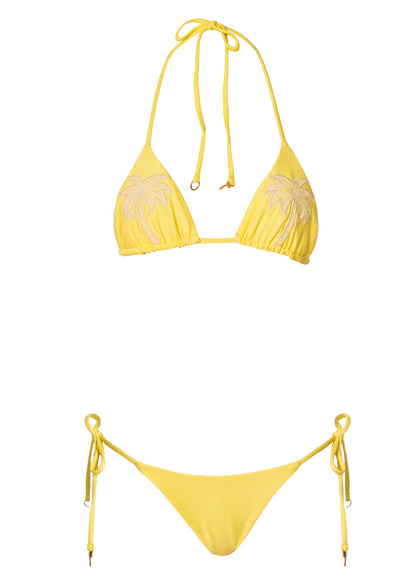 Thumbnail - Foto de Golden Ray Balmy Sliding Triangle Bikini Top by Maaji - Tops - Vestidos de Baño - 7