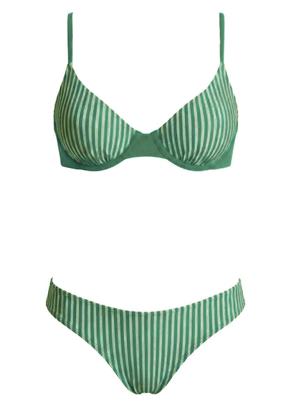 Thumbnail - Foto de Eucalyptus Green Dainty Unmolded Underwire Bikini Top by Maaji - Tops - Vestidos de Baño - 9