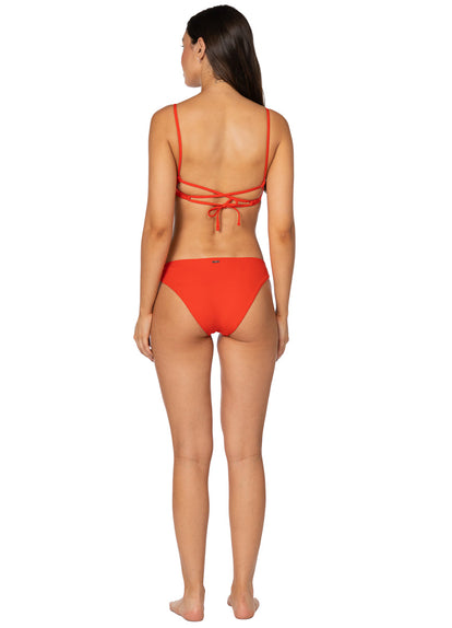 Thumbnail - Foto de Red Camelia Dainty Unmolded Underwire Bikini Top by Maaji - Tops - Vestidos de Baño - 7
