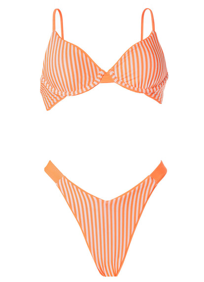 Thumbnail - Foto de Orange Dainty Unmolded Underwire Bikini Top by Maaji - Tops - Vestidos de Baño - 7