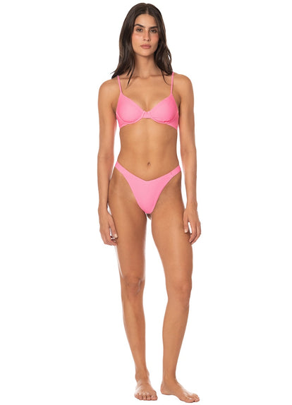Thumbnail - Foto de Pink Dainty Unmolded Underwire Bikini Top by Maaji - Tops - Vestidos de Baño - 5