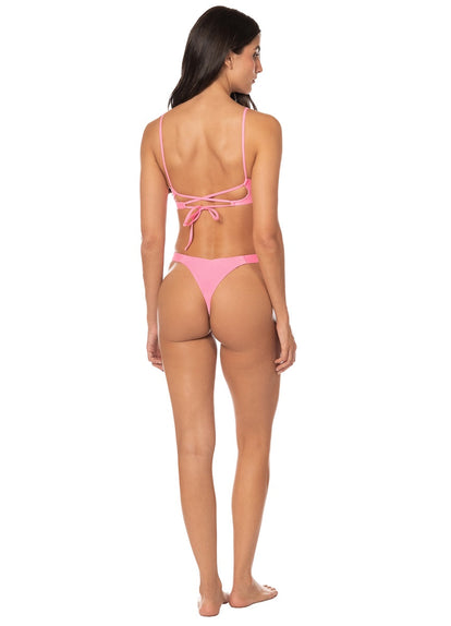 Thumbnail - Foto de Pink Dainty Unmolded Underwire Bikini Top by Maaji - Tops - Vestidos de Baño - 6