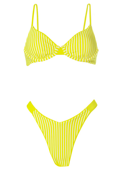  Foto de Yellow Dainty Unmolded Underwire Bikini Top by Maaji - Tops - Vestidos de Baño