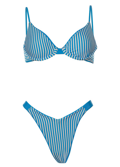  Foto de Blue Dainty Unmolded Underwire Bikini Top by Maaji - Tops - Vestidos de Baño