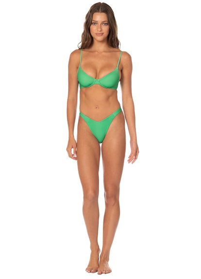 Thumbnail - Foto de Green Dainty Unmolded Underwire Bikini Top by Maaji - Tops - Vestidos de Baño - 5